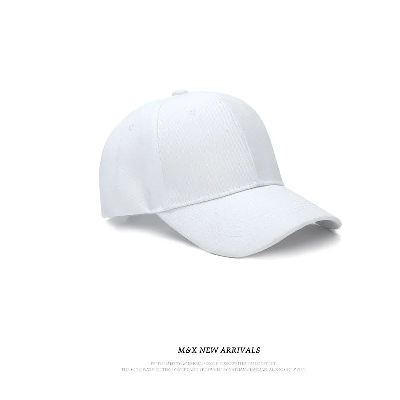 Couleurs Été Automne Mode Unie Hommes Femmes Casquette de baseball Casquette adhésive Hip-hop Réglable Casquette de soleil Casquette Gorras Cadeau