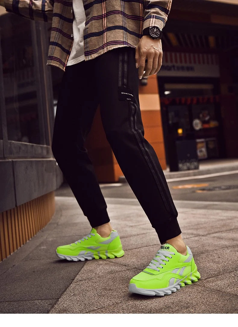 2026 New Men's and Women's Running Shoes Breathable Casual Sneakers Anti-Slip Vibration Comfortable Walking Shoes 38-46