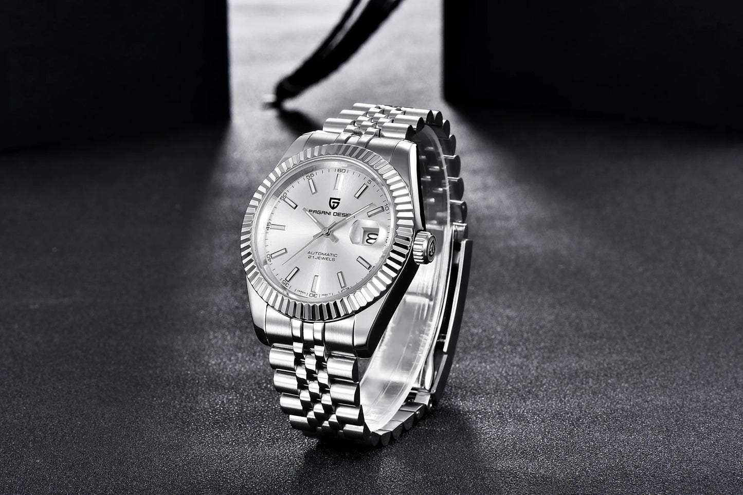 Relojes PAGANI DESIGN 2026 nuevos de lujo en oro y plata, relojes mecánicos para hombre, acero inoxidable, cristal de zafiro, reloj automático