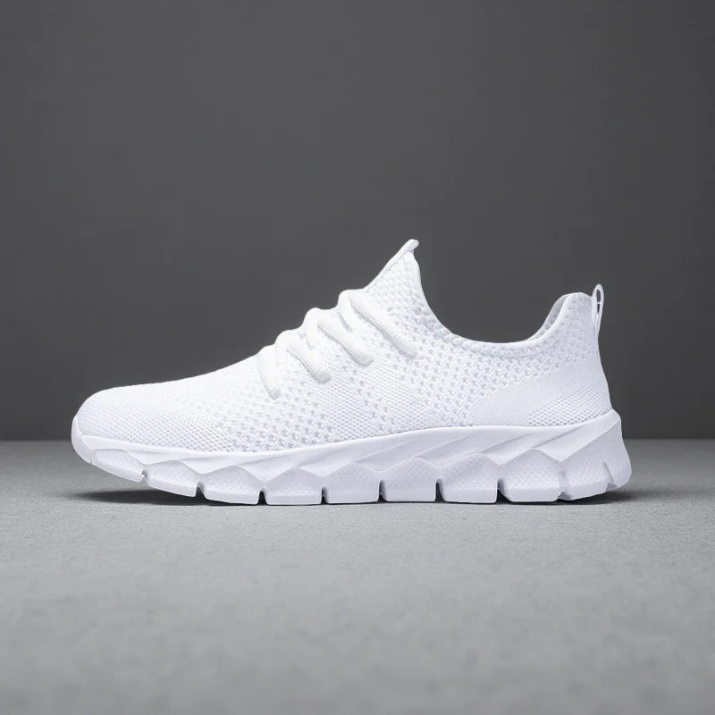 Heren sneakers van mesh, lichtgewicht damesschoenen, casual platte schoenen, hardloopsportschoenen voor heren, zachte ademende tennissneakers voor mannen