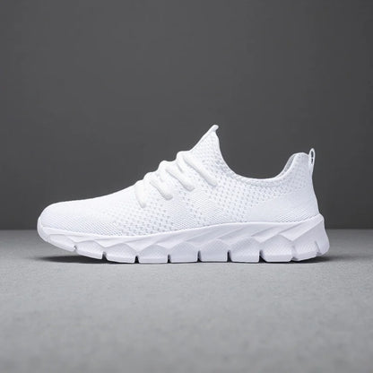 Heren sneakers van mesh, lichtgewicht damesschoenen, casual platte schoenen, hardloopsportschoenen voor heren, zachte ademende tennissneakers voor mannen
