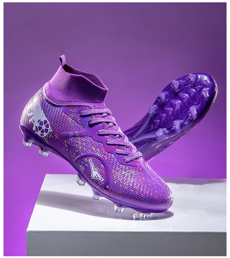 Nieuwe voetbalschoenen voor heren, ademende trainingsschoenen met noppen voor gras, lange spikes voor wedstrijden, indoor sneakers, ultralicht, dropshipping