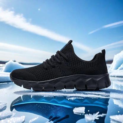 Heren sneakers van mesh, lichtgewicht damesschoenen, casual platte schoenen, hardloopsportschoenen voor heren, zachte ademende tennissneakers voor mannen