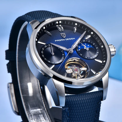 Pagani Design 2025 New 41MM Luxury Automatic Mechanical Men's Watch Stainless Steel 100m Waterproof Pilot Watch reloj hombre