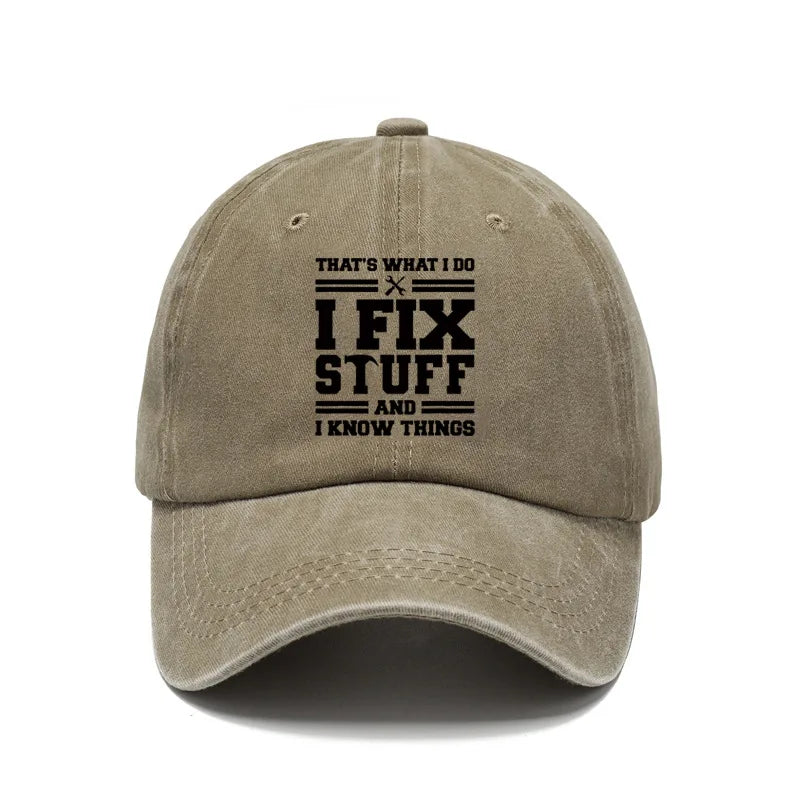 FOCUS Print Cap Washed Cotton Adjustable Classic Style Baseball Cap, Sports Duckbill Hat for Men and Women