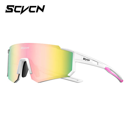 SCVCN Sunglasses for Women Cycling Glasses Bike UV400 Eyewear Sports MTB Outdoor Goggles Men Bike Sunglasses Multi Color Riding