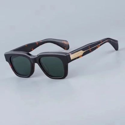 JMM Fellini Sunglasses Square High Quality High Street Punk Uv400 Men and Women Eyeglasses for Optical Prescripiton with Case