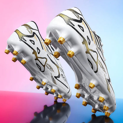 New Men Soccer Shoes Sport Training Football Boots Soft Ultralight Breathable Professional Sneakers Unisex Grass Cleats Match