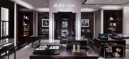 AESOP Flying Tourbillon Skeleton Watch For Men Mekanisk vattentät herrklocka Lyxigt urverk Rostfritt stål