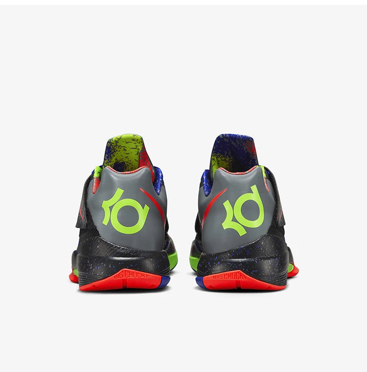Nike KD 4 NERF auténticas para hombre, zapatillas de baloncesto bajas prácticas con amortiguación FQ8180-400