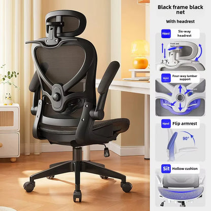 UVR Ergonomic Office Chair Breathable Mesh Computer Chair with Adjustable Height, Comfortable Gaming Chair, Swivel Executive Desk Chair with Armrests