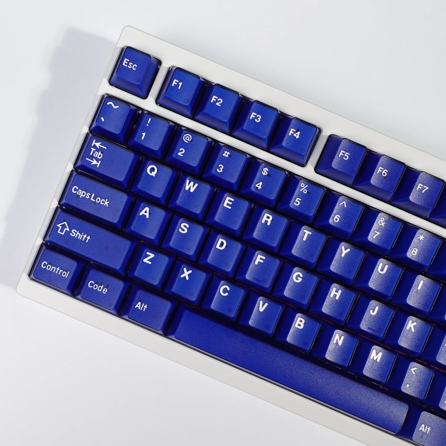 KBDiy 174 Keys PBT Cherry Profile Blue Jade Keycaps for Game Mechanical Keyboard Double Shot DIY for Aula F75 F87 F99 Key Caps