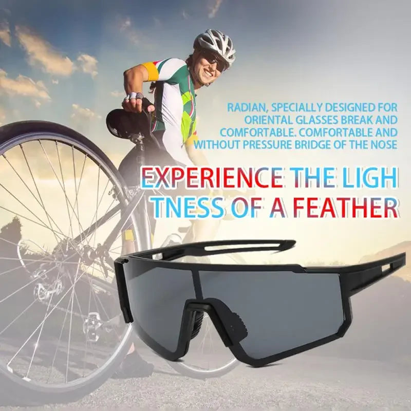 Polarised Sunglasses Cycling Goggles UV400 Cycling Eyewear Men's Women's Sports Glasses Bicycle Protective Eyewear Cycling Gear