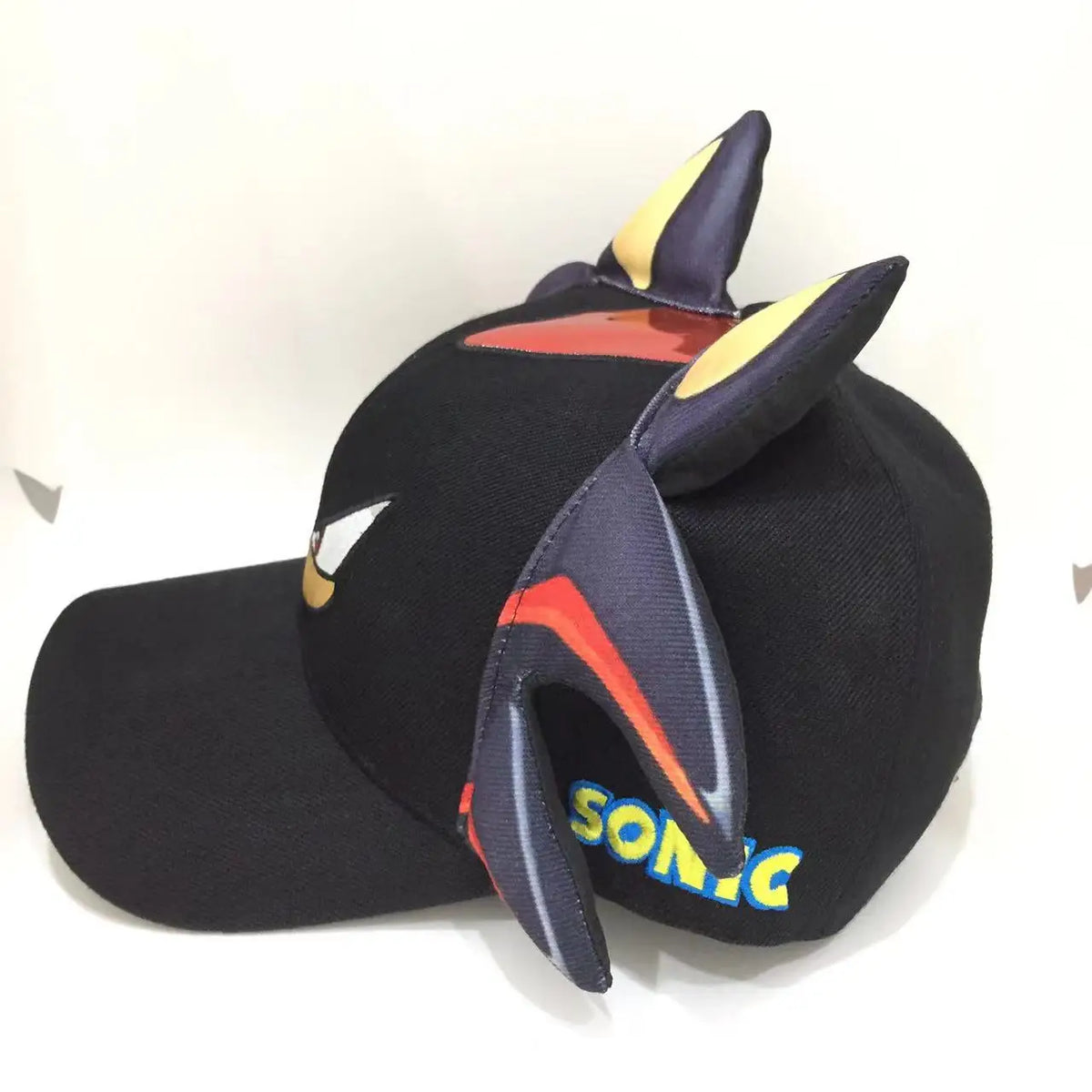 Shadow the Hedgehog 3D-baseballkasket til voksne og børn med Sonic, Amy, Tails og Knuckles-print, flad kant og ducktongue-solhat – gaver