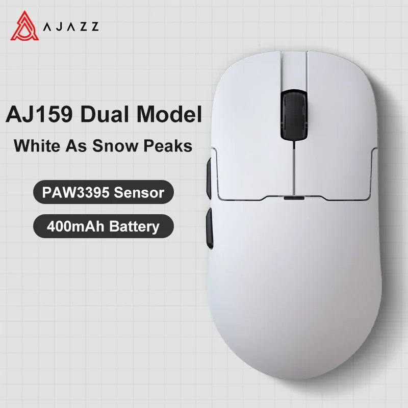 Ajazz AJ159 PRO/APEX Gaming-Maus 8000Hz Abtastrate Paw3950 Farbdisplay Magnetischer Standfuß AJ159P Büro & Gaming