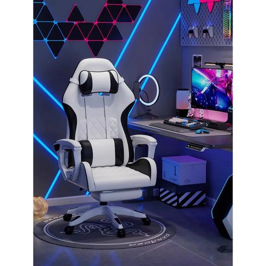 Male E-sports Chair is Comfortable for Prolonged Sitting, Computer Chair Can be Reclined for Leisure, Backrest