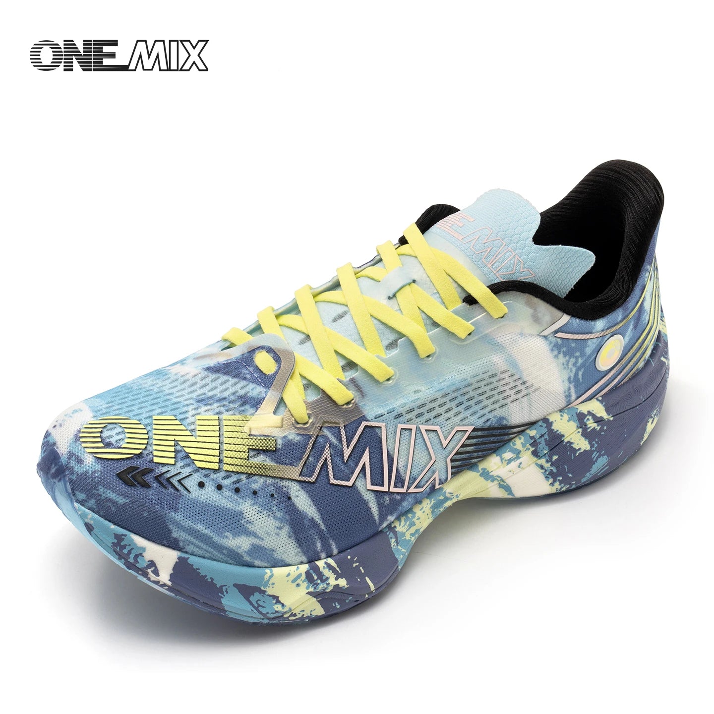 ONEMIX Neue Marathon-Laufschuhe mit Nylon-Carbonplatte, stoßdämpfende Profi-Rennschuhe mit stabiler Unterstützung, ultraleichte Rebound-Sneaker