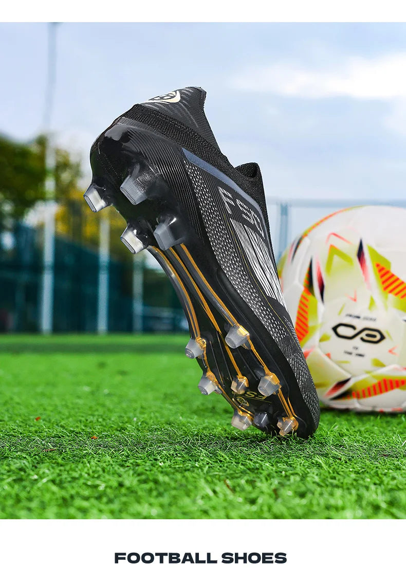 Neue Herren-Fußballschuhe für Kunstrasen – bequeme Fußballschuhe, Sport-FG-Rasenschuhe, Futsal, rutschfest, Outdoor, für Erwachsene, ultraleicht und rutschhemmend