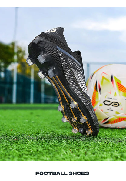 Neue Herren-Fußballschuhe für Kunstrasen – bequeme Fußballschuhe, Sport-FG-Rasenschuhe, Futsal, rutschfest, Outdoor, für Erwachsene, ultraleicht und rutschhemmend