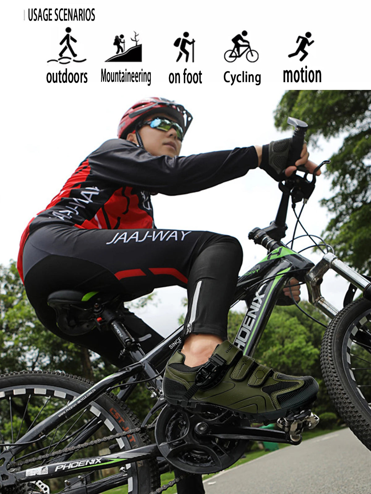 Primavera, Sapatos de Ciclismo MTB com Grampos para Homem, Sapatos Desportivos em Carbono, Velocidade, Corrida de Montanha, Sapatos de BTT