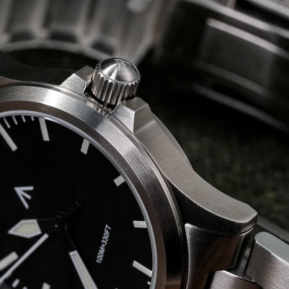 Militado  ML18 36mm Men Watch VH31 Quartz Movement Watches Luminous Sapphire Double Domed Crystal Waterproof Vintage Wristwatch