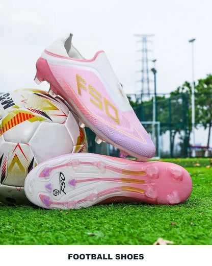 New Men's Football Boots Non-Slip Boys Outdoor Hot-Selling Soccer Shoes Grass Match Sneakers High-Quality Cleats High-Top Lightweight