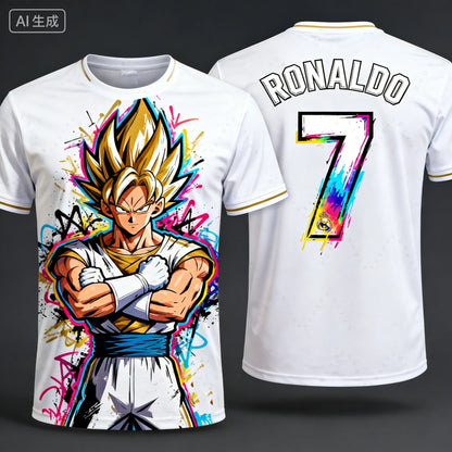 2026 New Arrivals Dragon Ball Z Goku Vegeta Special Edition Football Jersey Ronaldo No.7 Football T-shirt Fan Special Jersey top