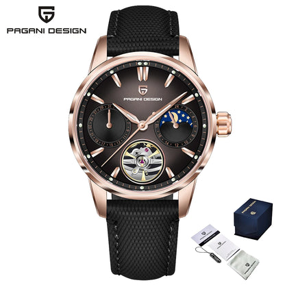 Pagani Design 2025 New 41MM Luxury Automatic Mechanical Men's Watch Stainless Steel 100m Waterproof Pilot Watch reloj hombre