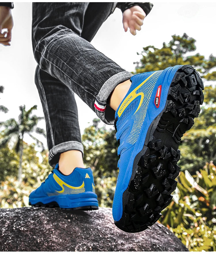 New Outdoor Men's Shoes Men's Anti Slip mountaineering Shoes Travel Hiking Adventure Footwear Fashionable Casual Sneaker