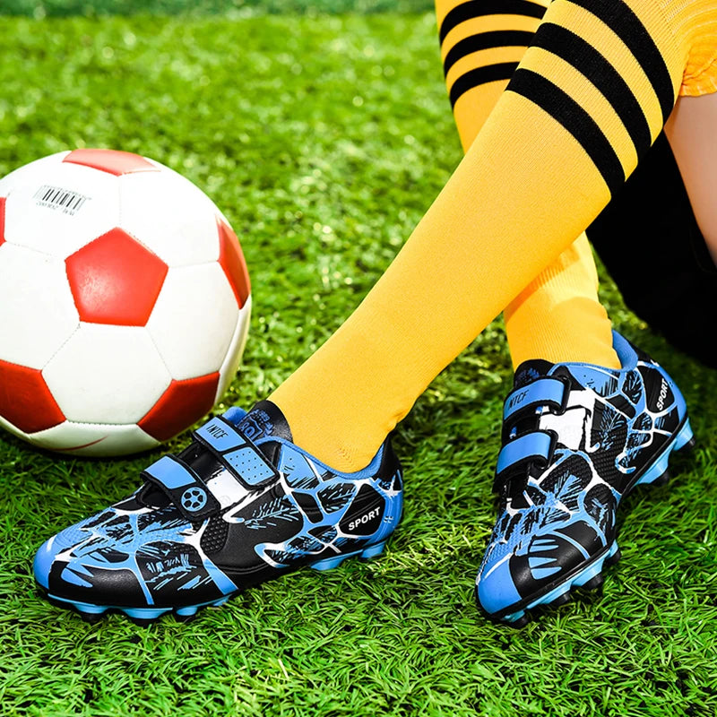Chaussures de football pour enfants FG/TF, bottes de football pour garçons, crampons d'extérieur, crampons de futsal, chaussures de sport d'entraînement, taille 33-38