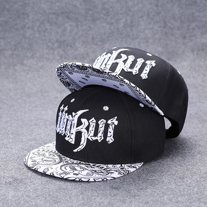 Gorra de béisbol unisex con alfabeto, estilo urbano de verano, bordada, con botón trasero, para exteriores, hip hop, ajustable y casual para hombre y mujer