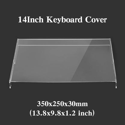 Funda protectora transparente de acrílico para teclado mecánico, cubierta antipolvo para teclado de 60/61/64 96 98104/108 teclas y cubierta para ratón