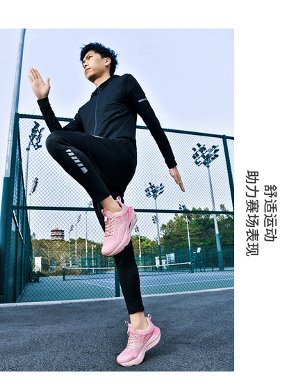 Men's Sports Running Shoes Marathon Air Cushion Breathable Lightweight Comfortable Women's Outdoor Athletic Sneakers Jogging Tennis