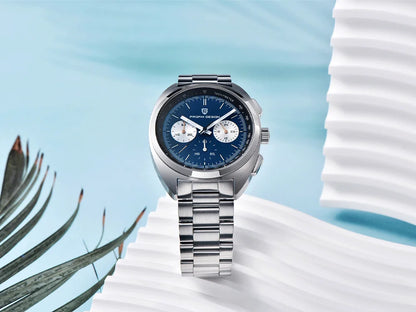 Relógio masculino de quartzo Pagani Design 2026 Fashion, marca de topo de luxo, safira, cronógrafo masculino VK63 em aço, de mergulho