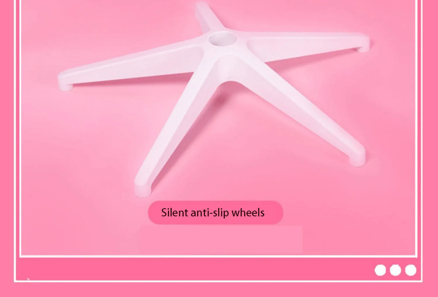 Pink Cartoon Electric Sound Girl Office Chair 360 ° Lift Rotating Home Computer Game Student Learning to Upgrade Latex Cushion