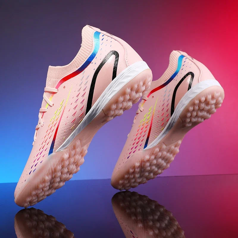 Nouveaux hommes chaussures de Football ultralégères TF/FG bottes de Football professionnelles unisexe antidérapant de haute qualité en gros livraison directe formation