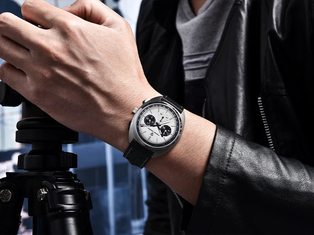Relógio masculino de quartzo Pagani Design 2026 Fashion, marca de topo de luxo, safira, cronógrafo masculino VK63 em aço, de mergulho