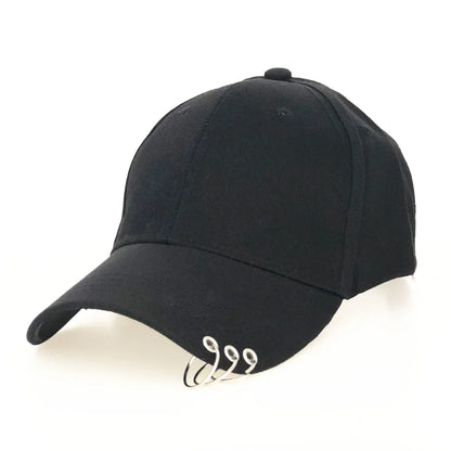 Állítható baseball sapka gyűrűvel, szabadtéri sportokhoz, napvédő, nőknek és férfiaknak, divatos snapback sapka