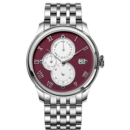 Luxury Brand BORMAN Automatic Mechanical Men's Watches Sapphire 50M Waterproof Multi-function Dial Retro Leather Clocks BM18011