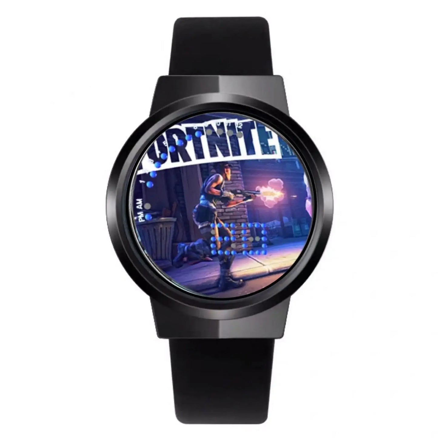 Ρολόι Fortnite Cute Fashion Cartoon Personalized Kawaii με φως νυκτός LED αφής, ηλεκτρονικό μαθητικό ρολόι, δώρο για φίλους