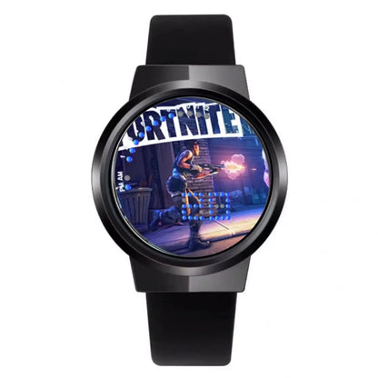 Ρολόι Fortnite Cute Fashion Cartoon Personalized Kawaii με φως νυκτός LED αφής, ηλεκτρονικό μαθητικό ρολόι, δώρο για φίλους