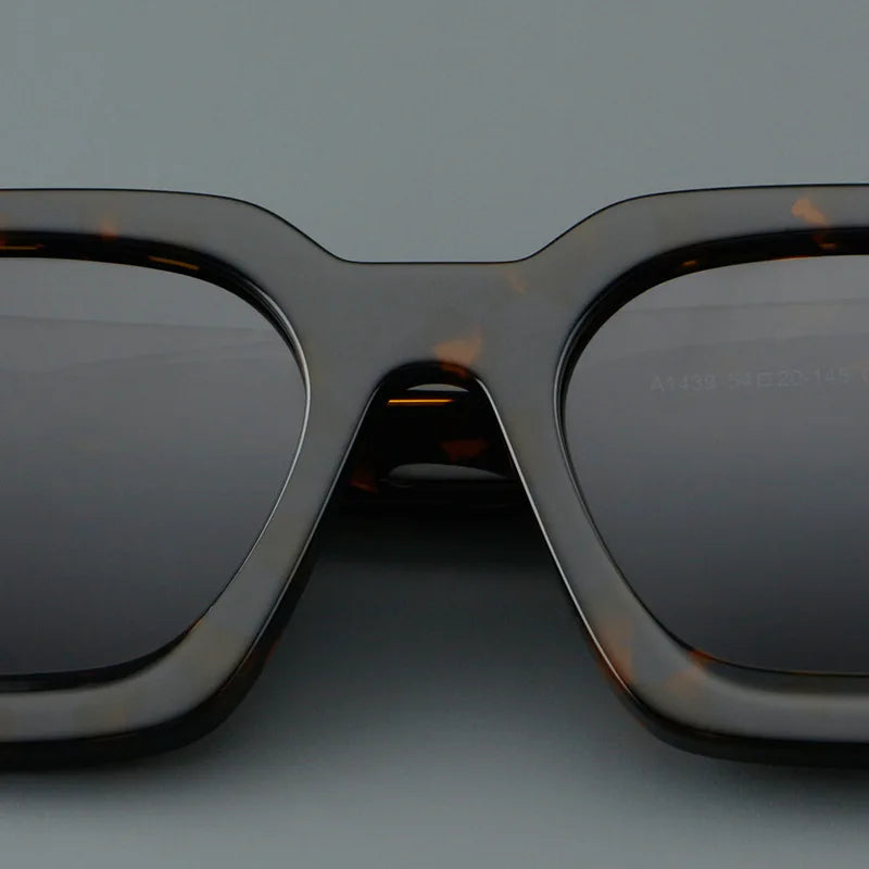 Luxury Acetate Frame Sun Glasses Rectangle Polarized Sunglasses Fashion Design High Quality UV400 Outdoors Eyewear Men Women