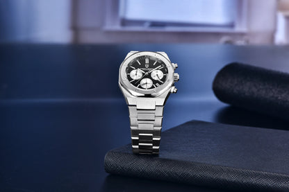 PAGANI DESIGN PD1707 Men's Quartz Watches 40MM Stainless Steel Sapphire Glass Top Brand Watch Gift for Men Reloj Hombre 2024 New