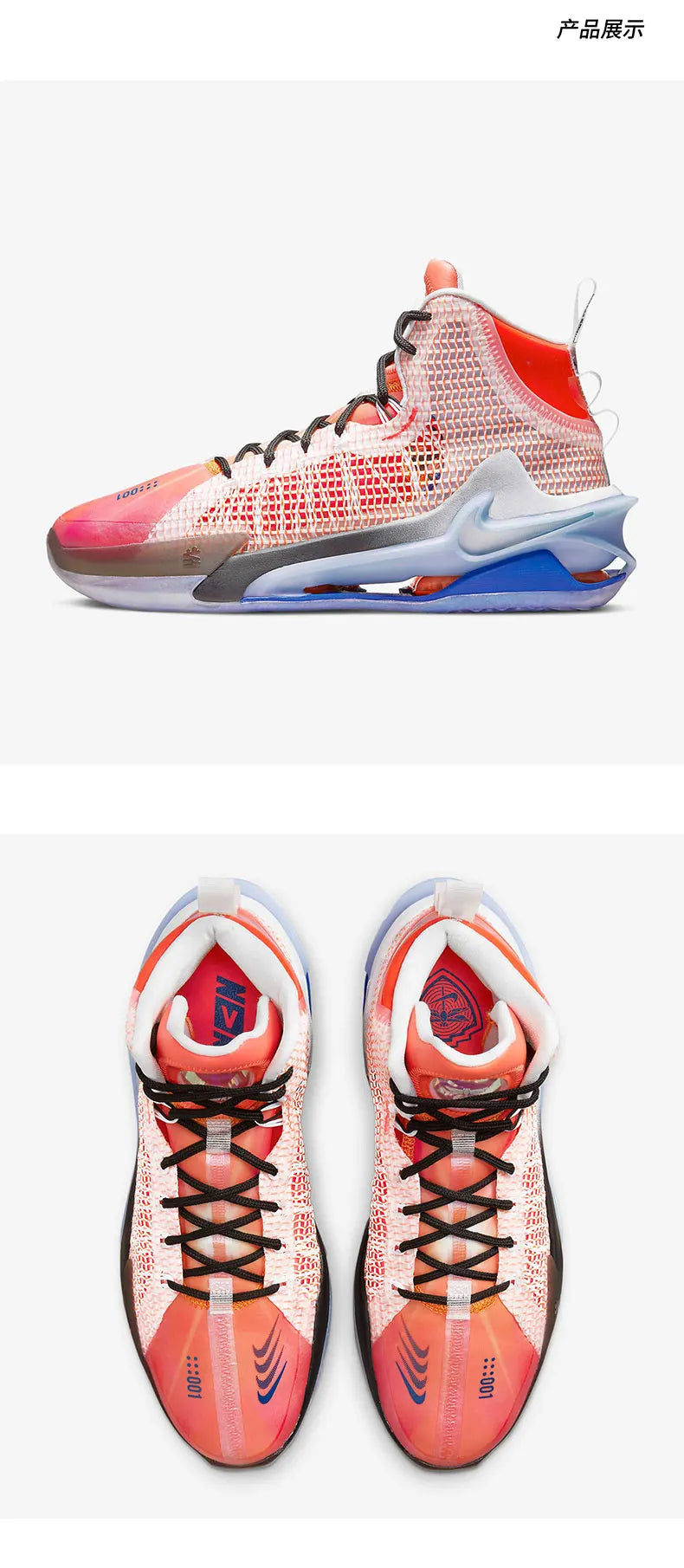 Nike Authentic Air Zoom G.T. Jump EP basketballsko til mænd DO6326-640