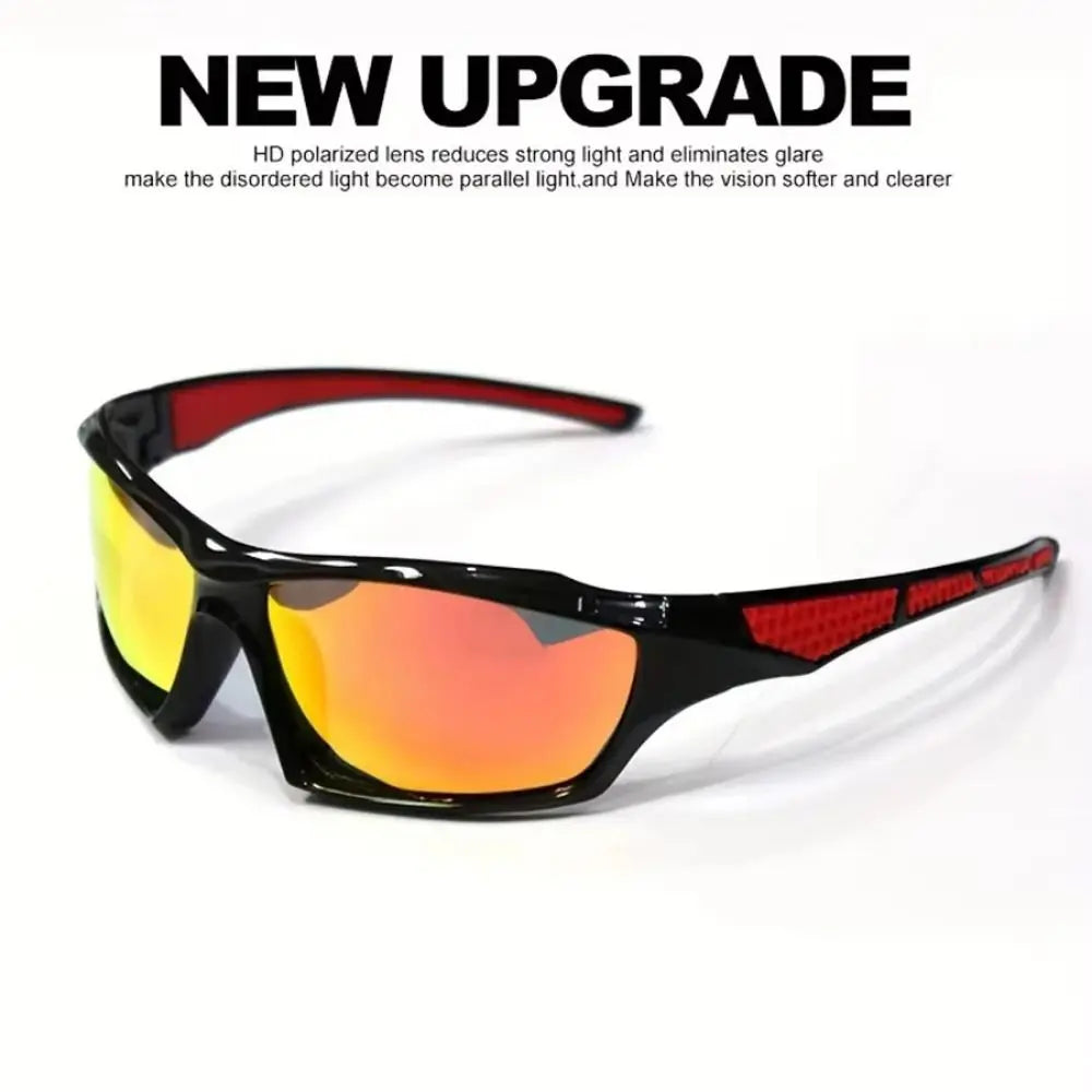 Fashion Sports Sunglasses Polarized UV Protection Personalized Glasses Round Frame Cool Men's And Women's UV400 Fishing Eyewear