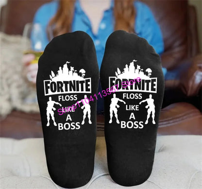 Hot Game Fortnited 1 Pair Socks for Men Women Soft Durable Sock Victory Royale Keep Warm Casual Cotton Socks Hosiery Gift
