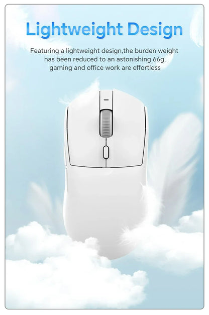 Mouse de gaming wireless AJAZZ AJ139 V2 MC/AJ139 PRO, senzor PAW3311/PAW3395, 12000DPI/26000DPI, 500mAh, mouse Bluetooth pentru PC