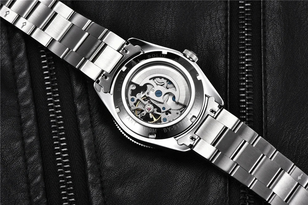 2026 New Mens Watches BENYAR Retro Red Mechanical Automatic luxury watch for men Waterproof Luminous Stainless steel wristwatch