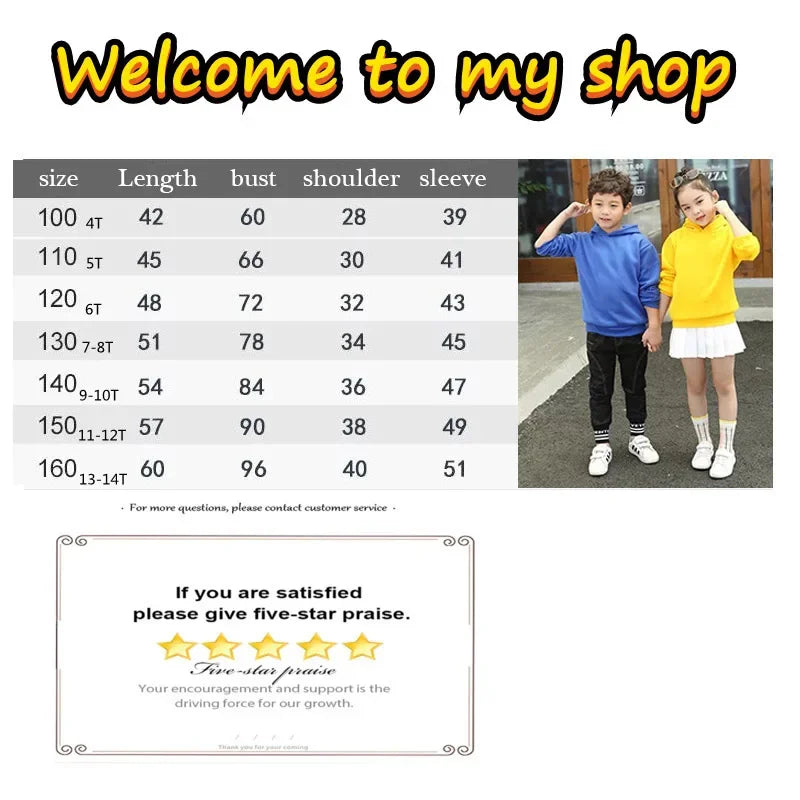 Fortnite Game Printed Children's Hoodies Cartoon Comfortable Suit Loose Long Sleeve Tops Autumn Winter Clothes