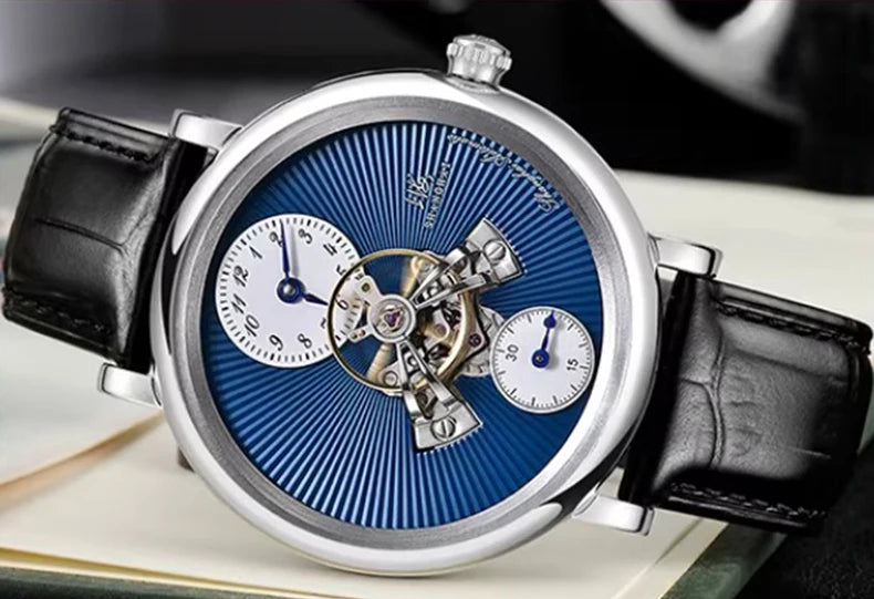 Shanghai Watch THE BUND Collection Men's Mechanical Watches Sky Dome Central Rotor Automatic Watch 43mm Case Sapphire Glass 820